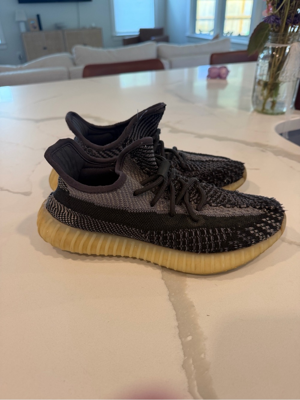 Yeezy Kids Sneakers Black Gray